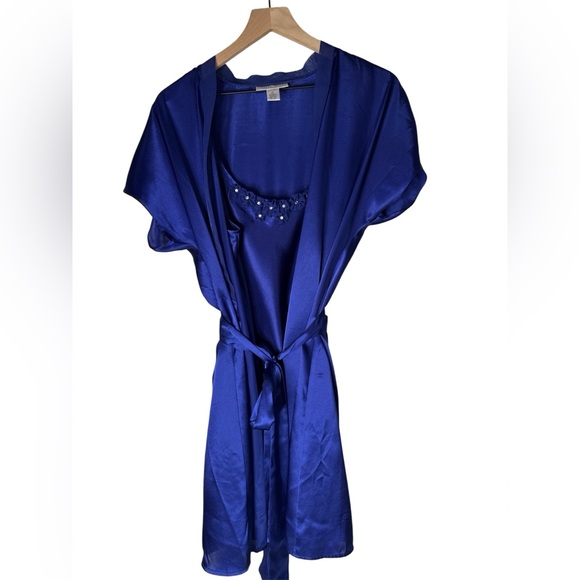 Morgan Taylor Royal Blue/Purple Intimates Set - Picture 1 of 9